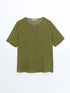 LC Waikiki Crew Neck Patterned Women's Blouse